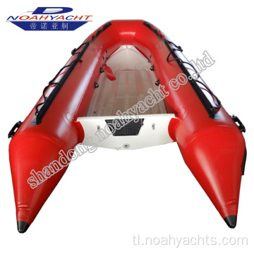 360cm Buksan ang deck inflatable fiberglass fishing rib boat